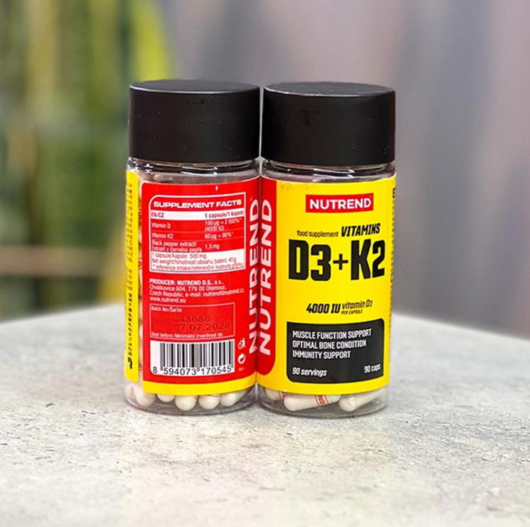 د ۳ + کا ۲ ناترند D3 + K2 Nutrend