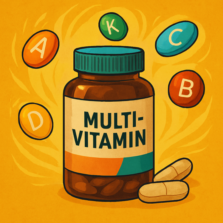 مکملهای مولتیویتامین چیست و چه فوایدی دارد؟ راهنمای کامل برای سلامت و ورزشکاران