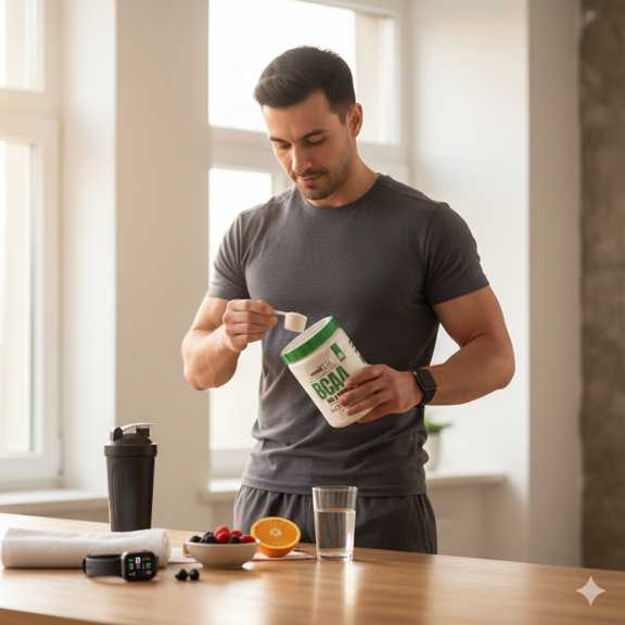 نحوه مصرف پودر BCAA طعمدار