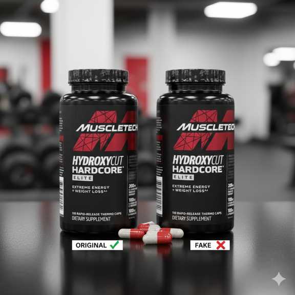 تفاوت Hydroxycut Hardcore اصل و تقلبی