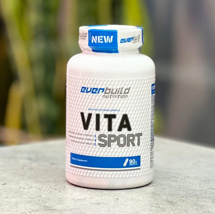 مولتی ویتامین ورزشی اوربیلد 90 کپسول EVERBUILD VITA SPORT