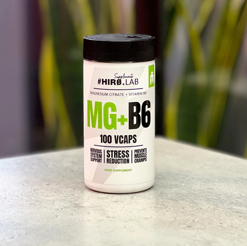  منیزیم + ب 6 هیرولب 100 کپسول HIRO. LAB MG+B6 